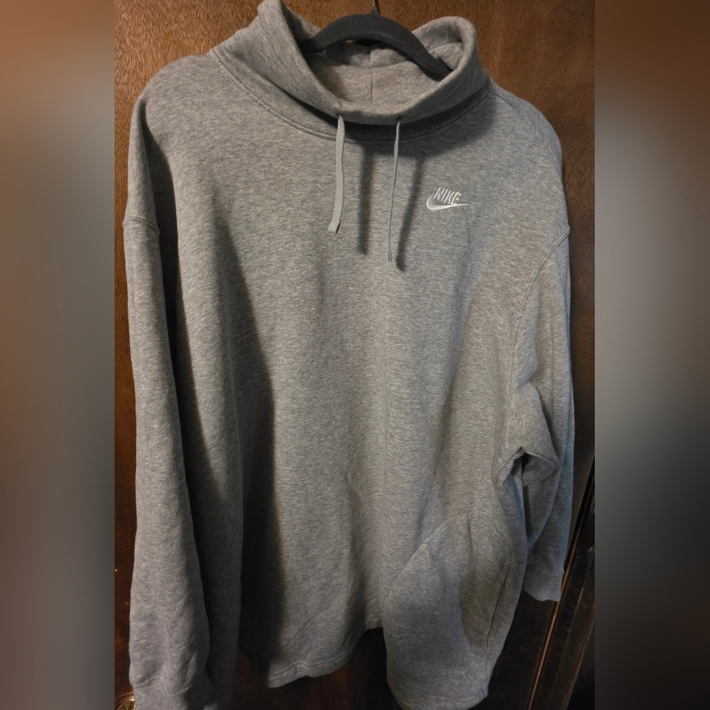 Nike 2x Plus Long Grey Sweatshirt